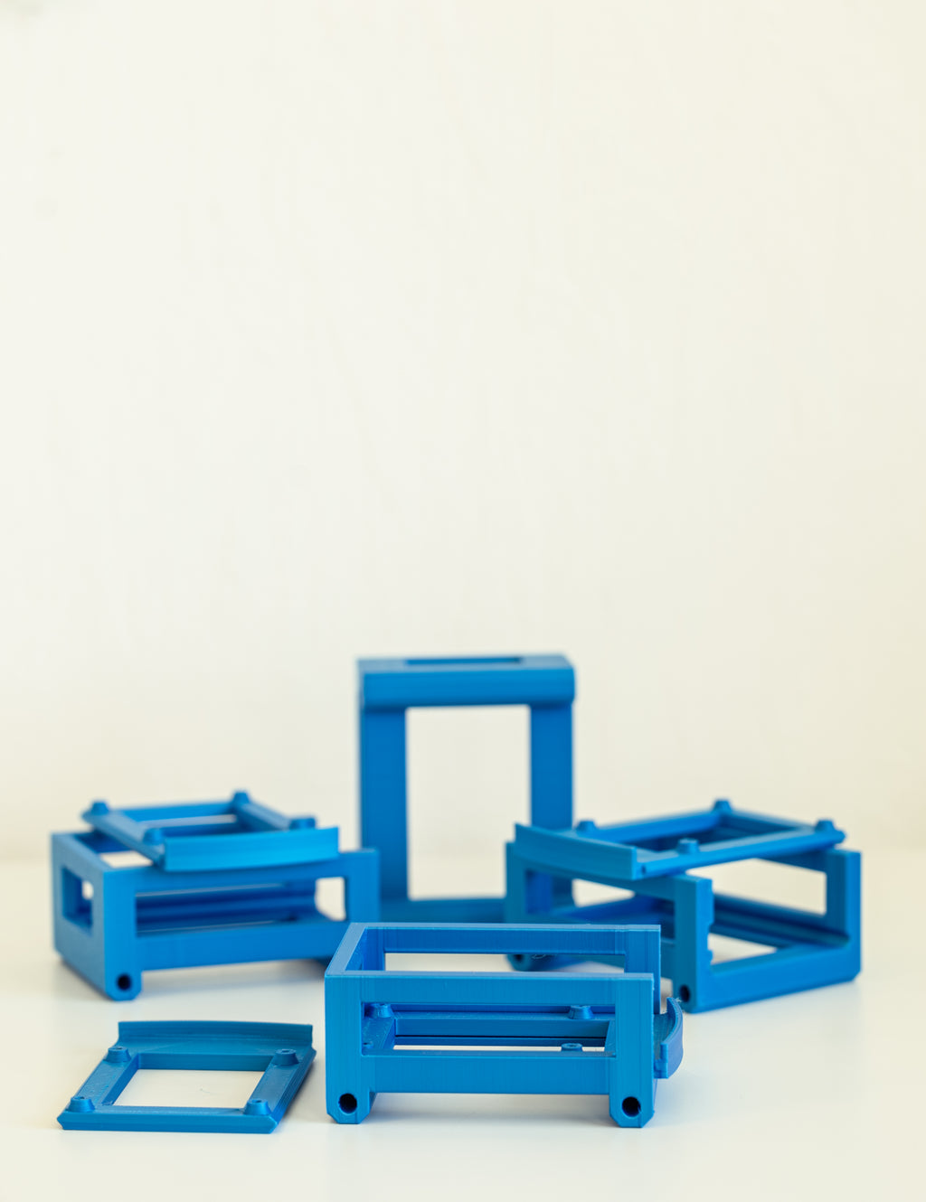 1U Rack Halterung für Raspberry Pi 4/5 - PoE HAT - Hält bis zu 6