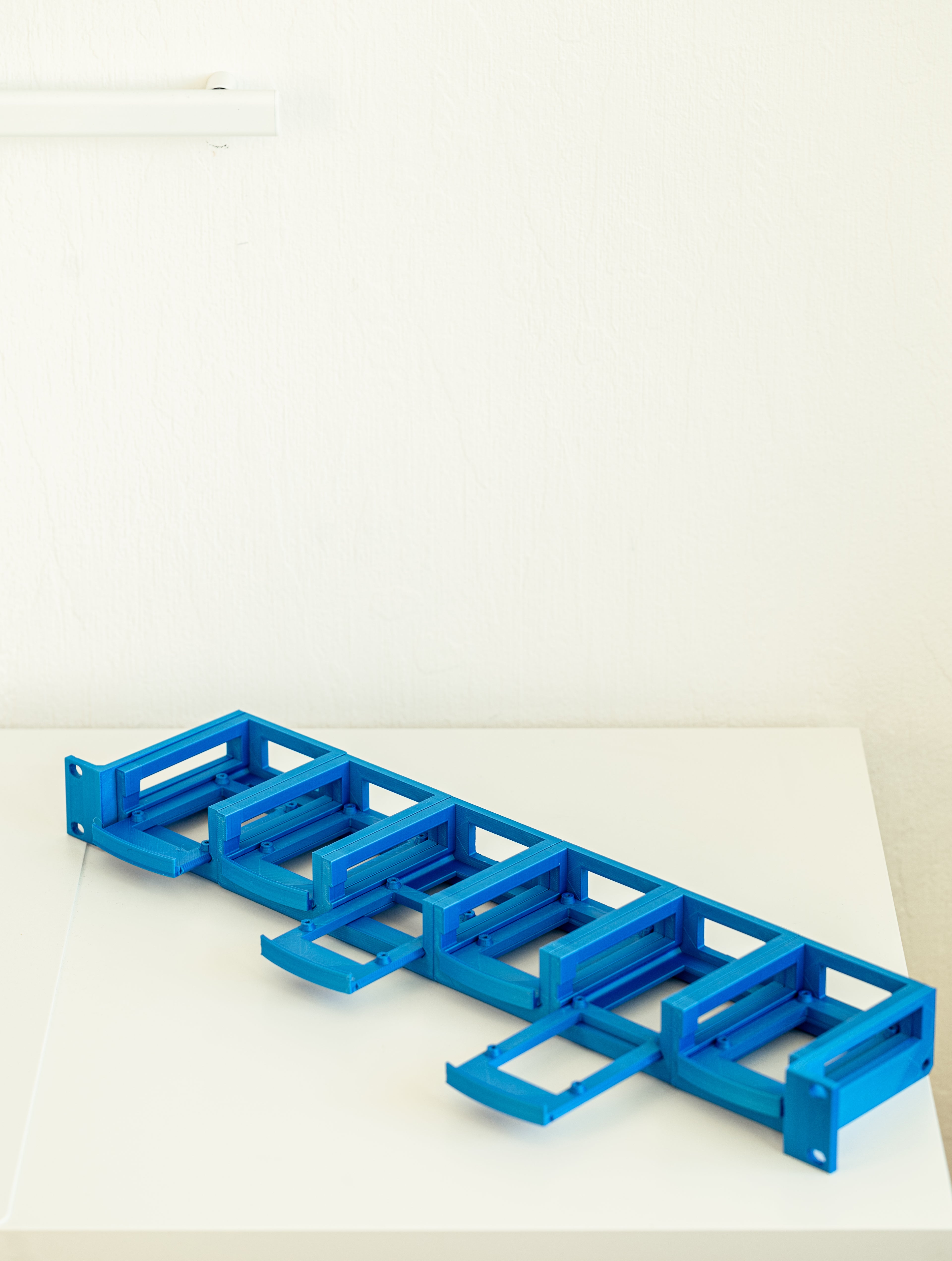 1U Rack Halterung für Raspberry Pi 4/5 - PoE HAT - Hält bis zu 6