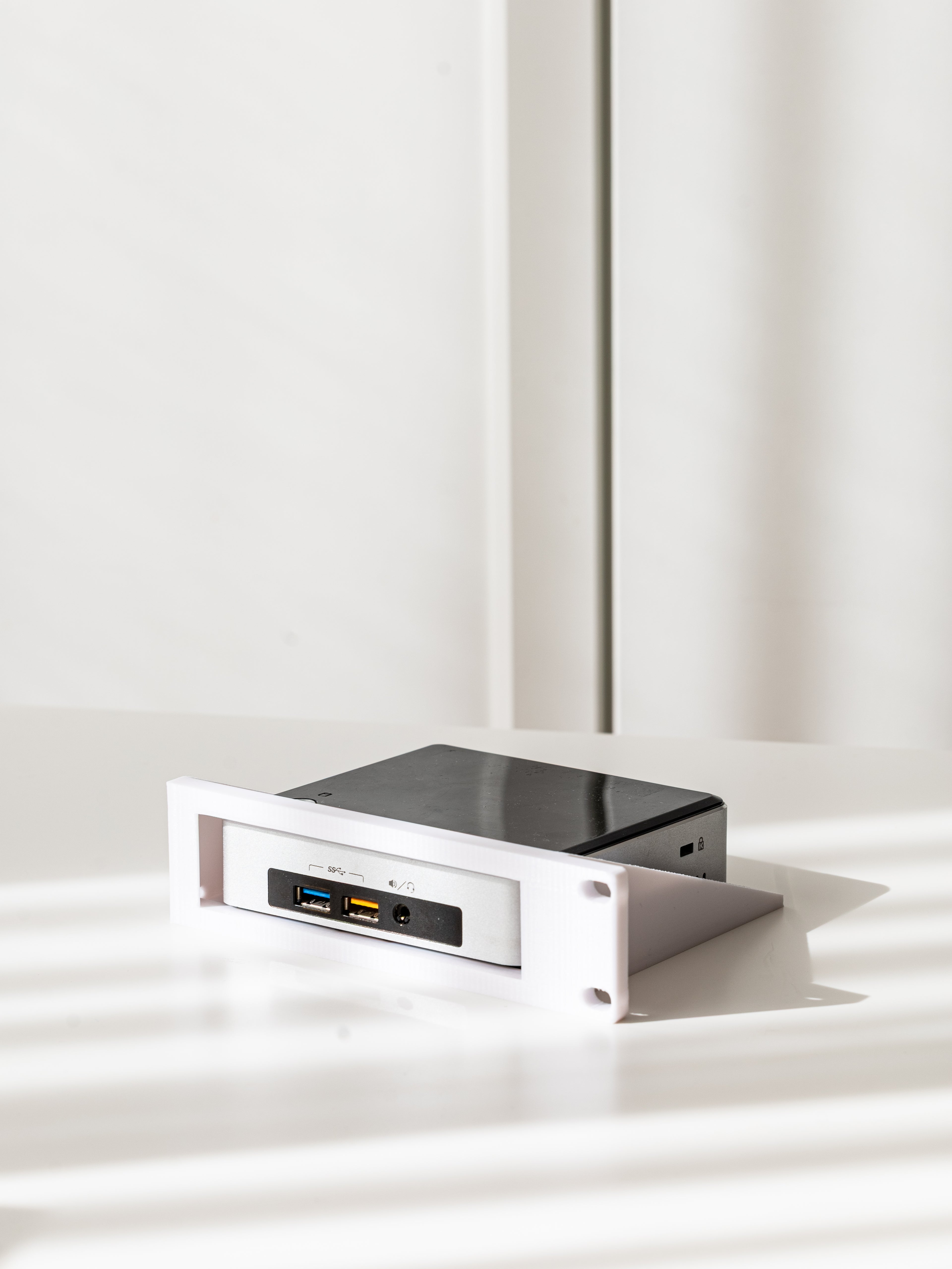 1HE Rackfassung für 3x Intel NUC Slim 19&10 Zoll Mini PC Gehäuse