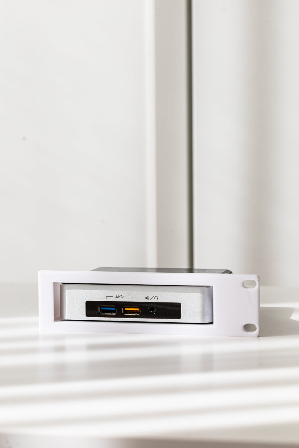 1HE Rackfassung für 3x Intel NUC Slim 19&10 Zoll Mini PC Gehäuse