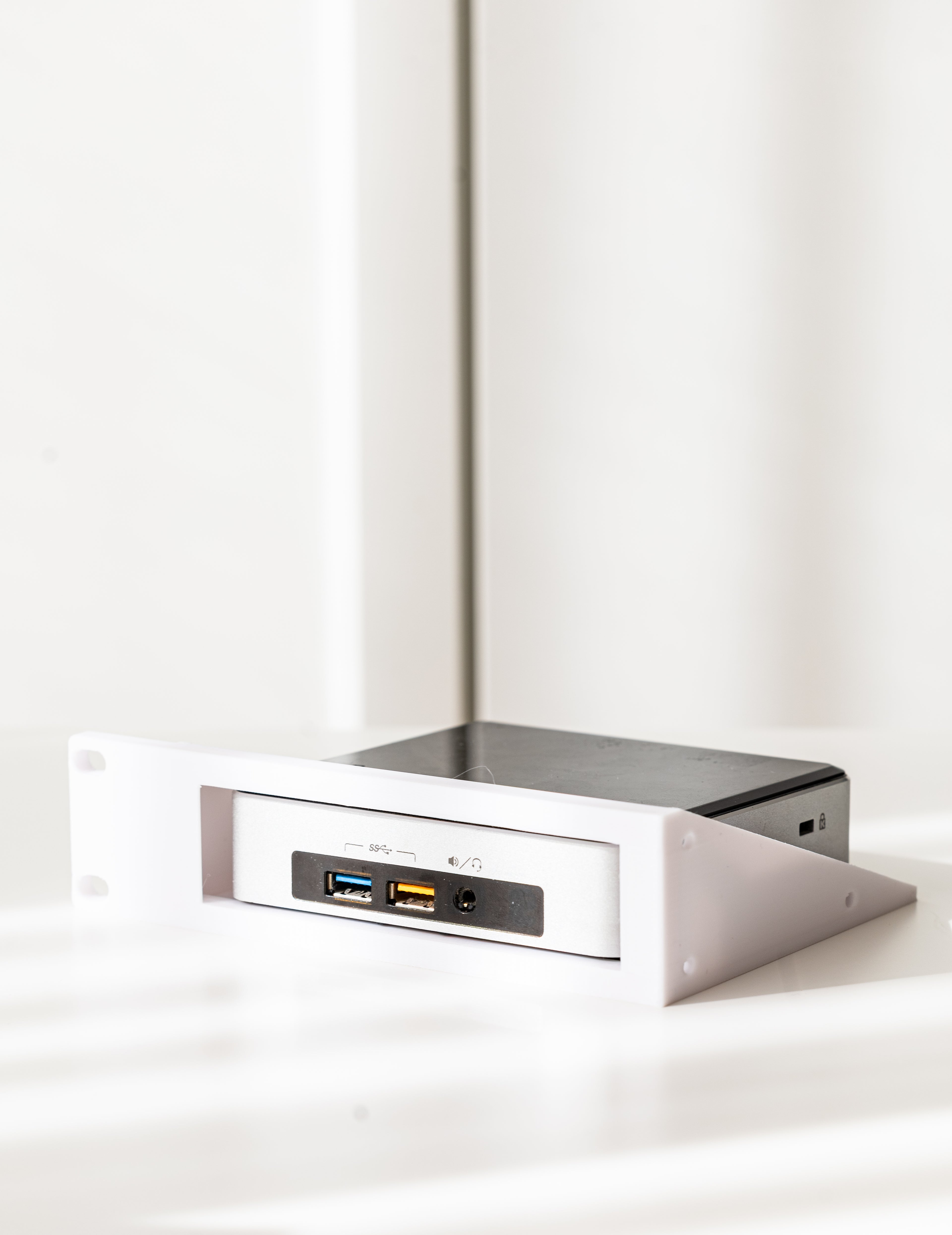 1HE Rackfassung für 3x Intel NUC Slim 19&10 Zoll Mini PC Gehäuse