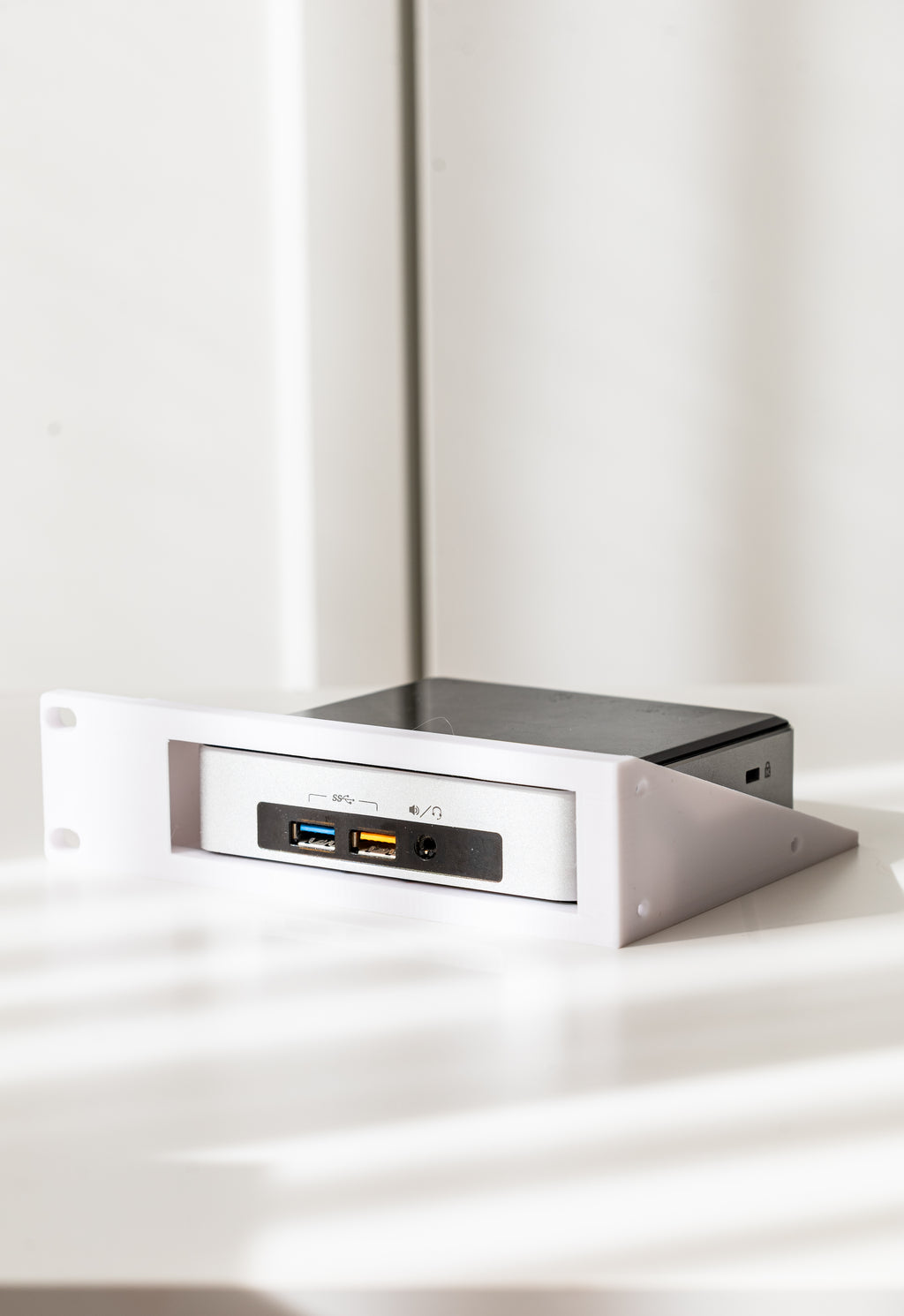 1HE Rackfassung für 3x Intel NUC Slim 19&10 Zoll Mini PC Gehäuse