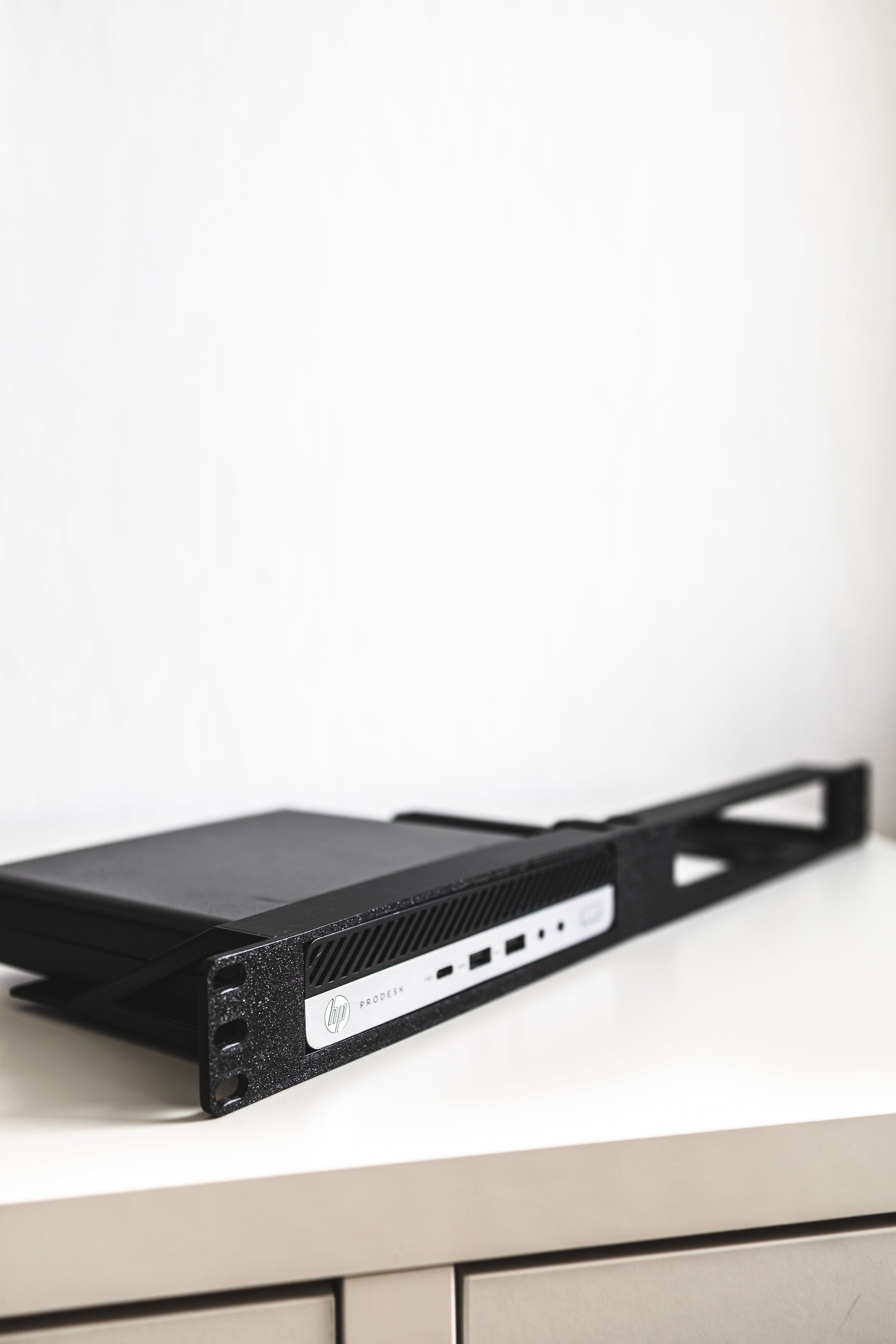 1HE Rackhalterung für HP EliteDesk/ProDesk Mini G3-G4, 10/19 Zoll Rack