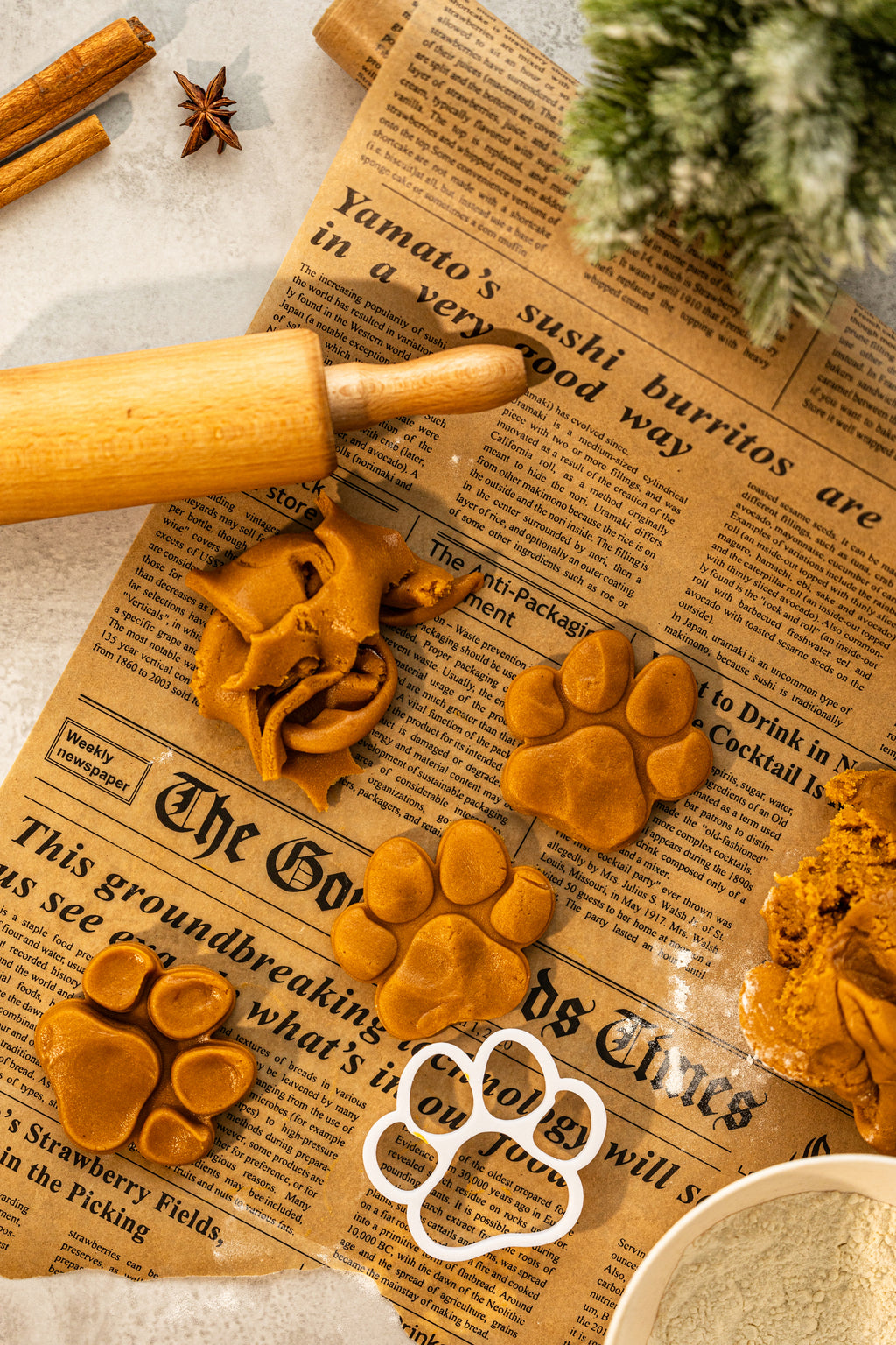 Hund Pfote Cookie Cutter - Leckerbissenform