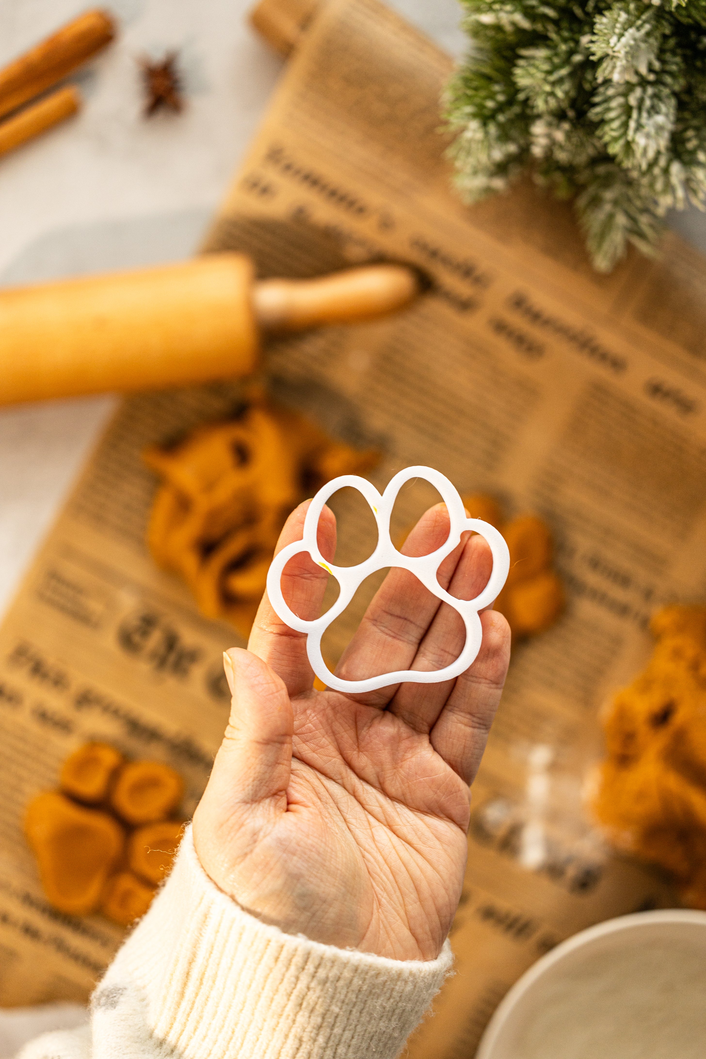 Hund Pfote Cookie Cutter - Leckerbissenform