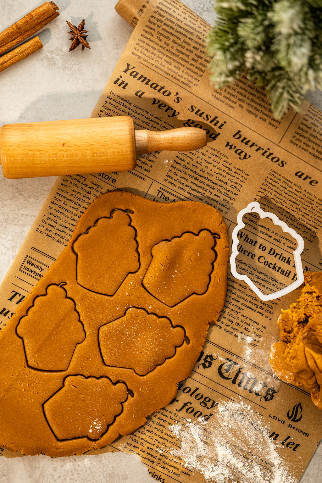 Süßigkeiten & Cupcake Ausstechform - Backwerkzeug (6-10 cm)