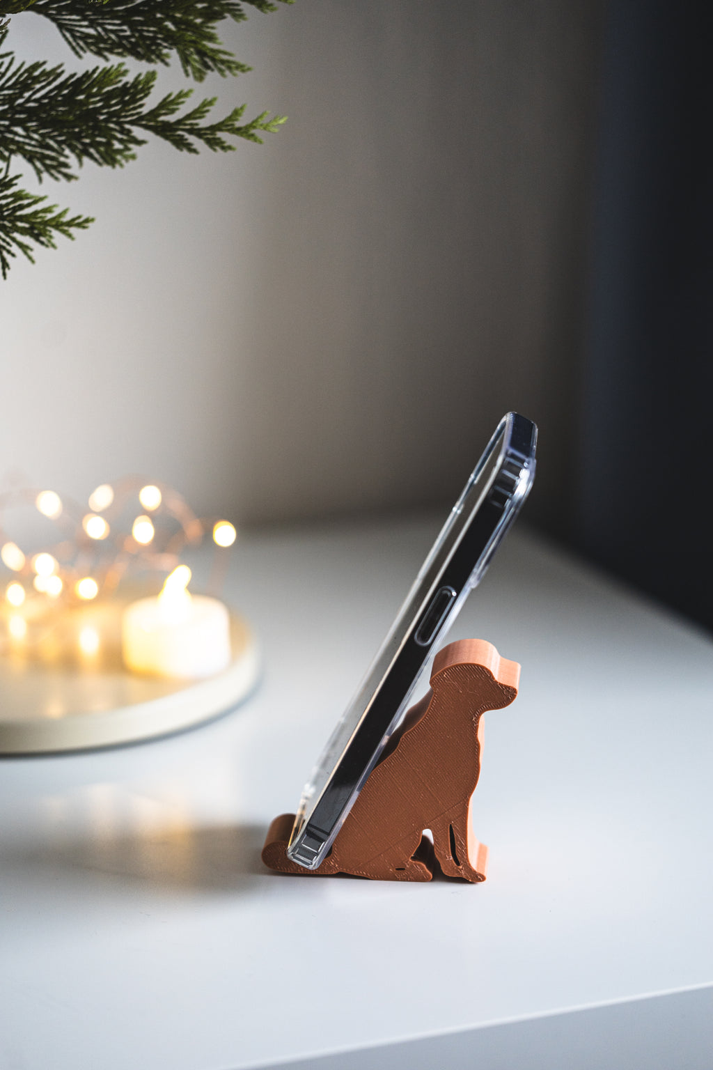 Hund Handyständer – Wunderschönes Geschenk für Hundefans & Büro