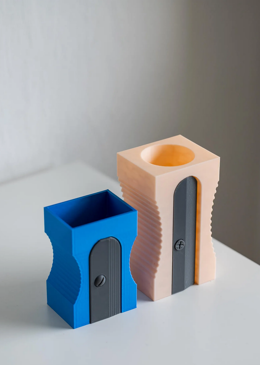 Stiftehalter im Anspitzer-Look - Geschenk für Schule, Büro & Kinderzimmer