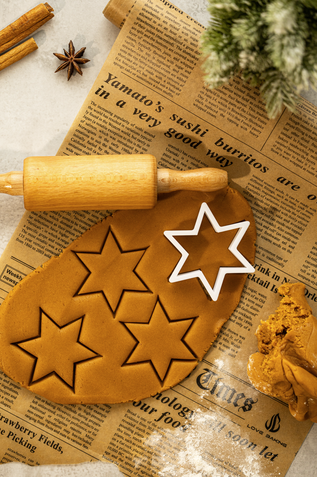 Stern Ausstechform - 6 cm bis 10 cm