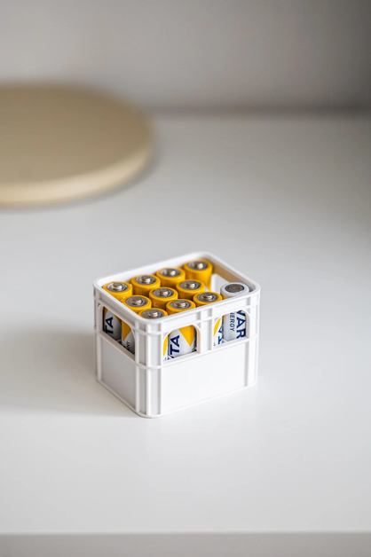 Batteriehalter Bierkiste - Batteriebox für SKADIS - AA, AAA, CR2032