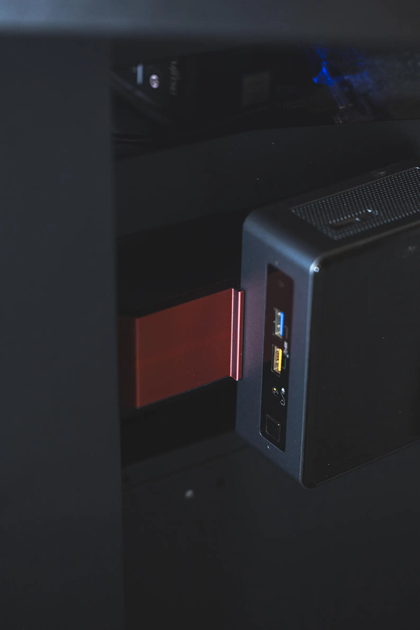 1U Rack Halterung für NUC Mini PCs - Kompakte Halterung