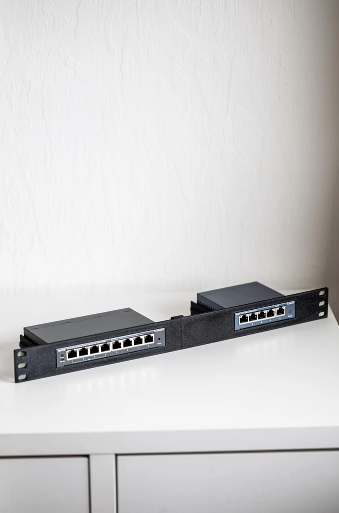 1U Rack Halterung für TP-Link SG105/OC200, SG108 10/19 Zoll
