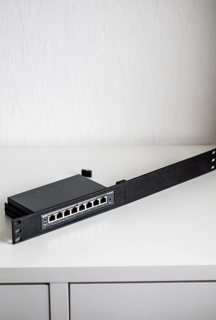 1U Rack Halterung für TP-Link SG105/OC200, SG108 10/19 Zoll