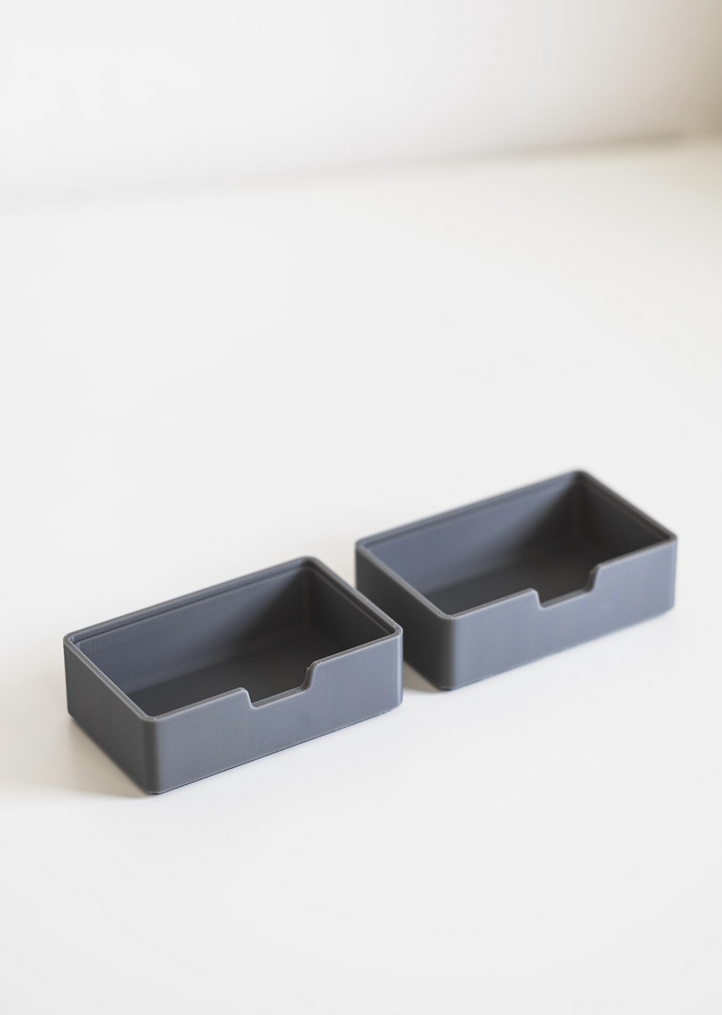 Stapelbare Schubladenbox - Mini-Aufbewahrung 2er-Set