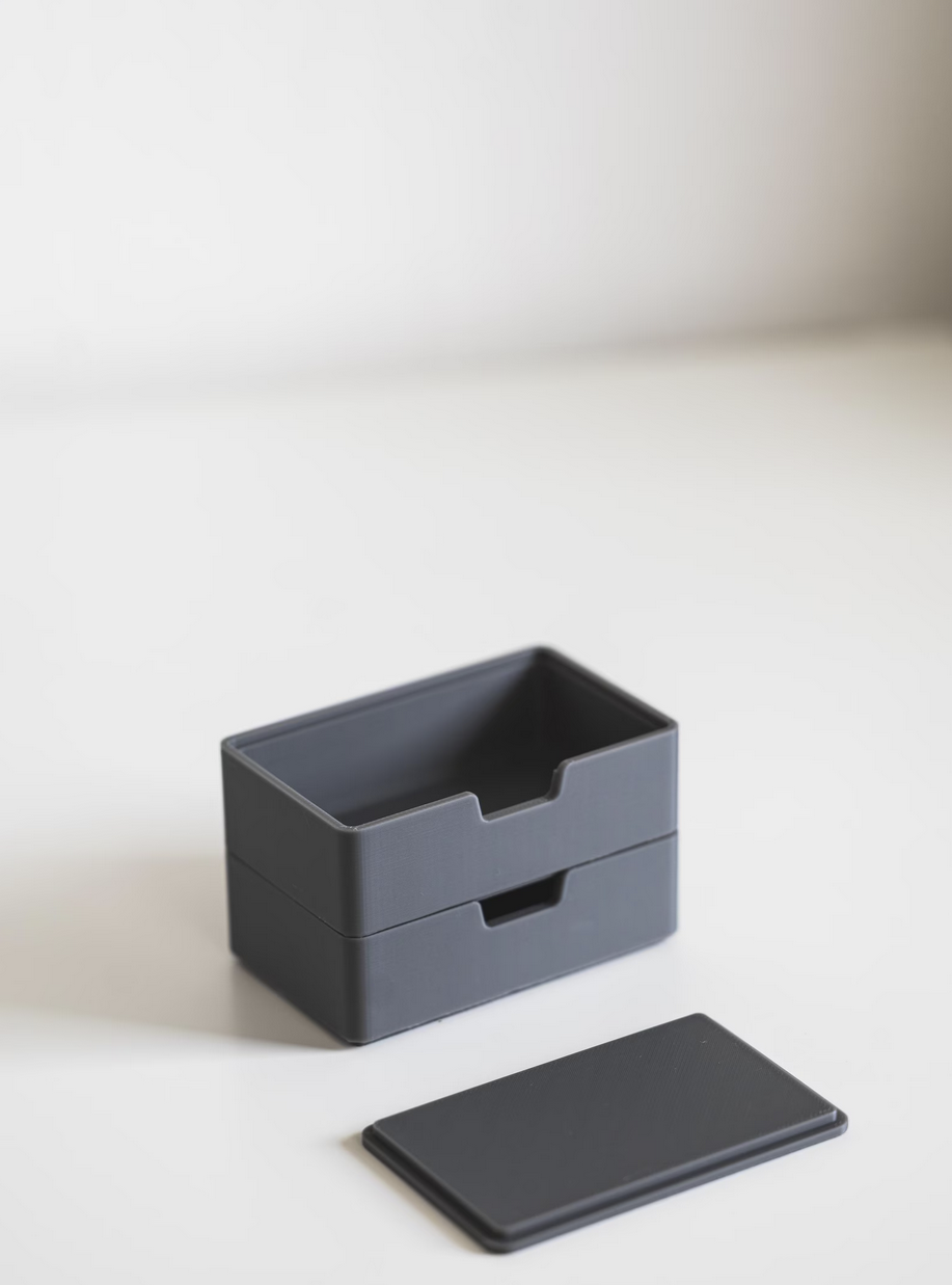 Stapelbare Schubladenbox - Mini-Aufbewahrung 2er-Set