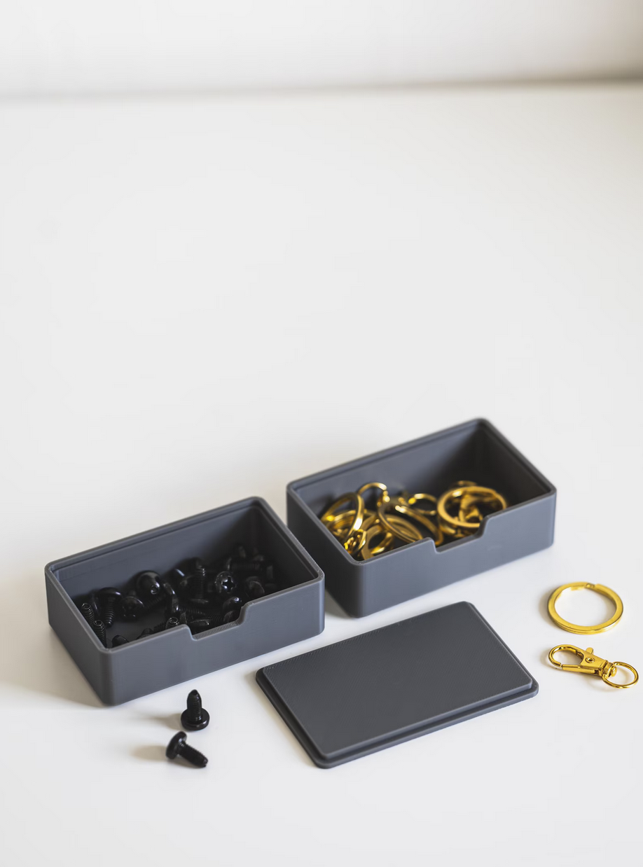 Stapelbare Schubladenbox - Mini-Aufbewahrung 2er-Set