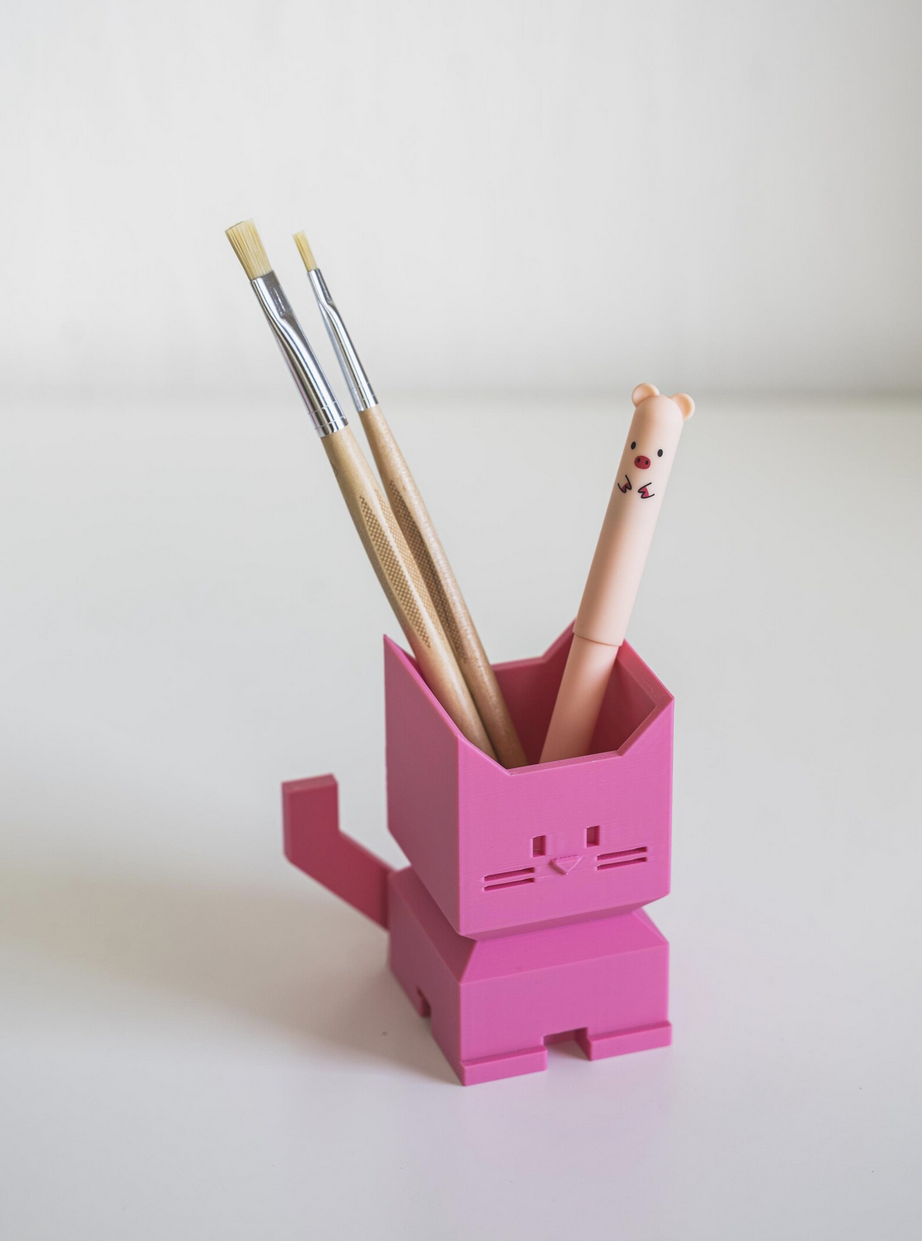 Katzen Stiftehalter – Niedlicher Schreibtisch Organizer, Geschenkidee