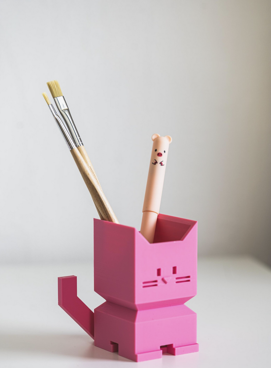 Katzen Stiftehalter – Niedlicher Schreibtisch Organizer, Geschenkidee