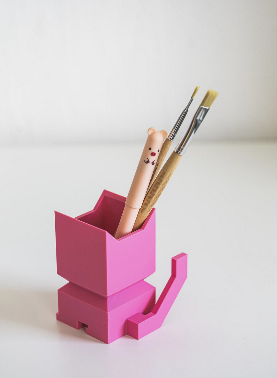 Katzen Stiftehalter – Niedlicher Schreibtisch Organizer, Geschenkidee