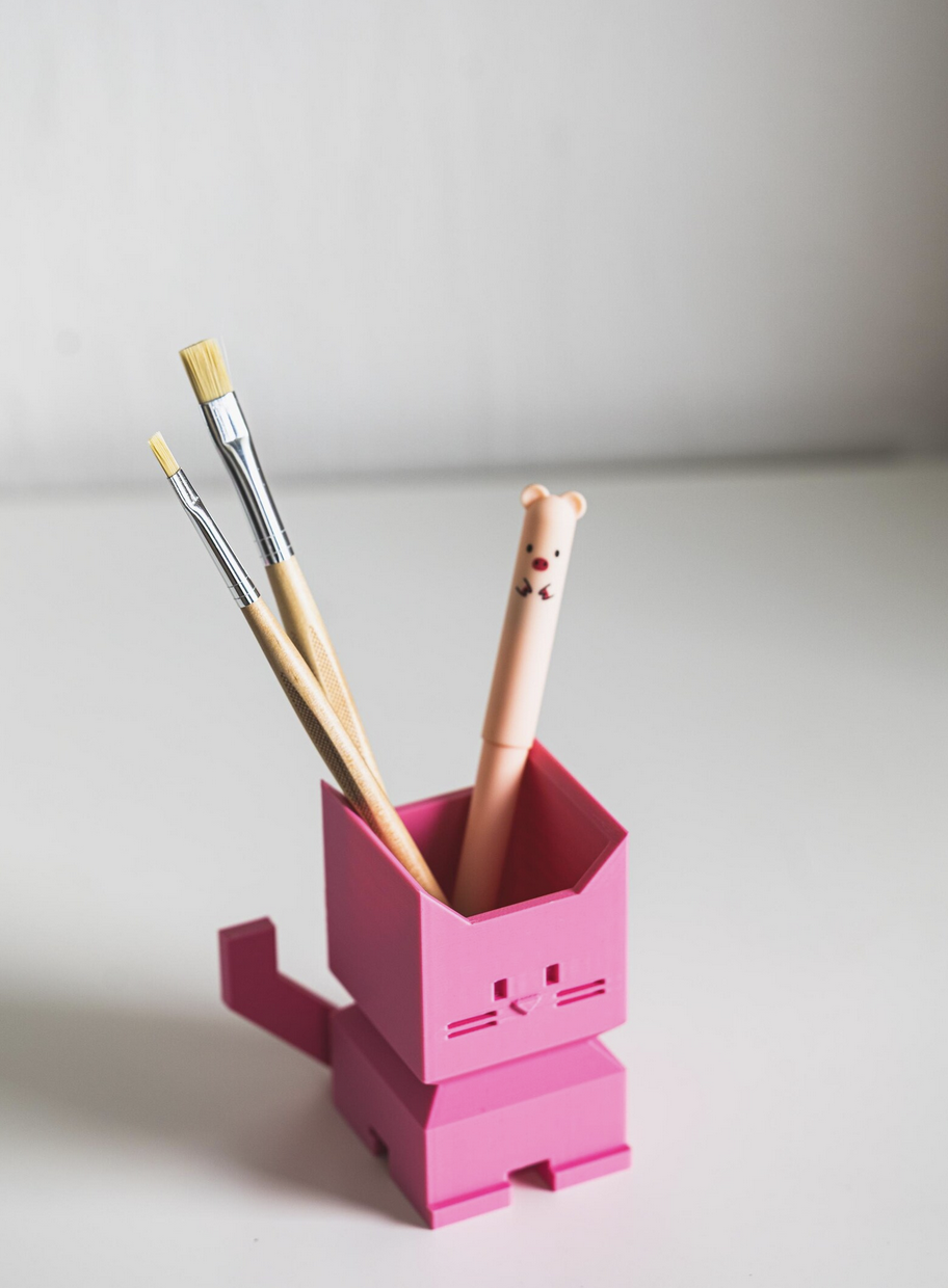 Katzen Stiftehalter – Niedlicher Schreibtisch Organizer, Geschenkidee