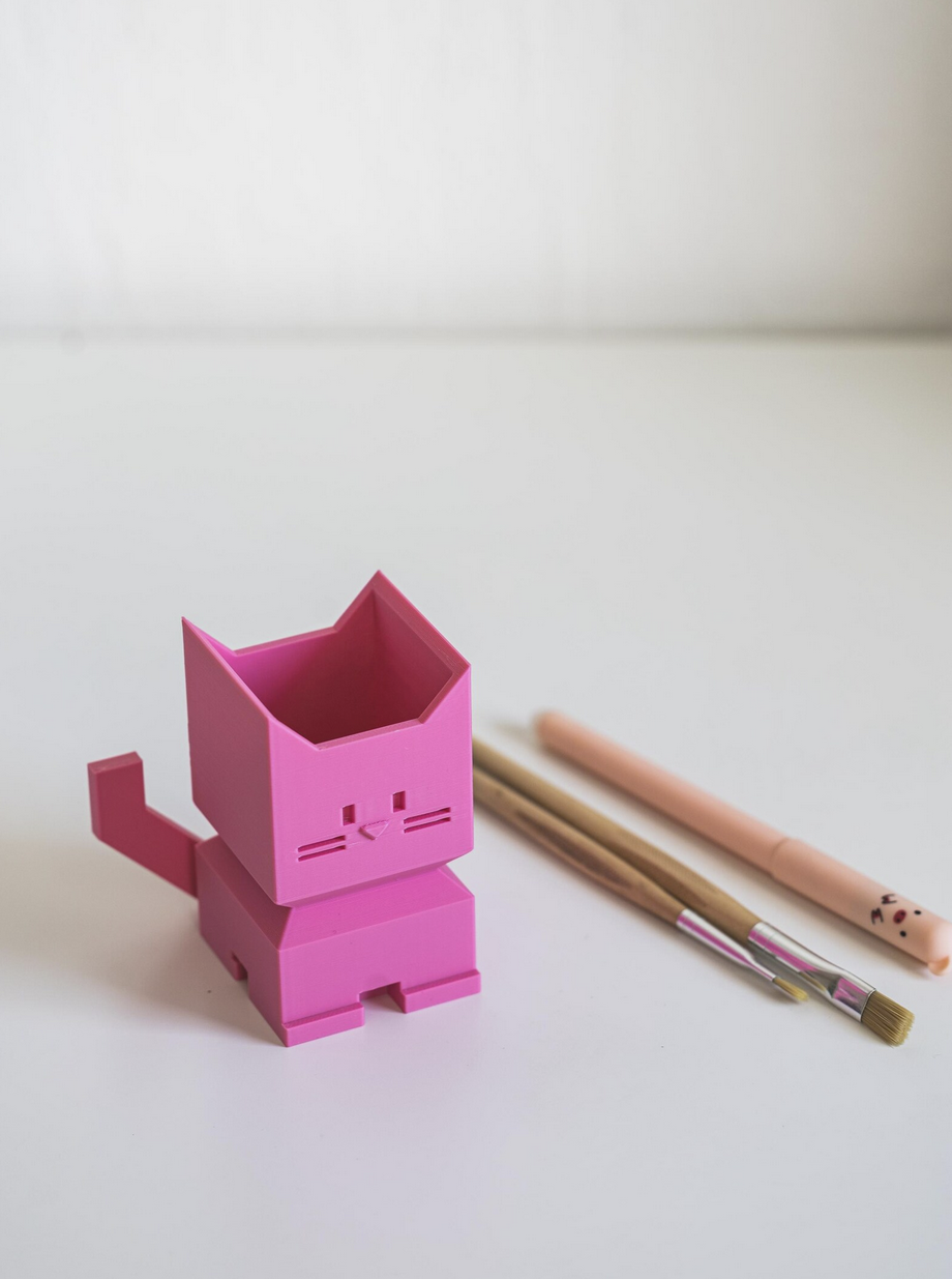 Katzen Stiftehalter – Niedlicher Schreibtisch Organizer, Geschenkidee