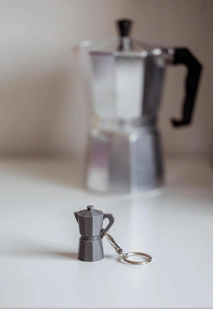 Moka Kaffeekanne Schlüsselanhänger