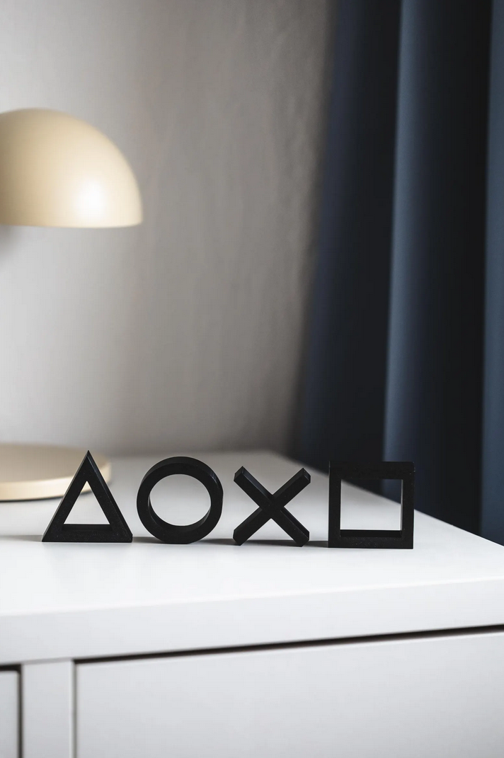 Playstation Symbole Dekor - Einzigartige Deko für deine Konsole