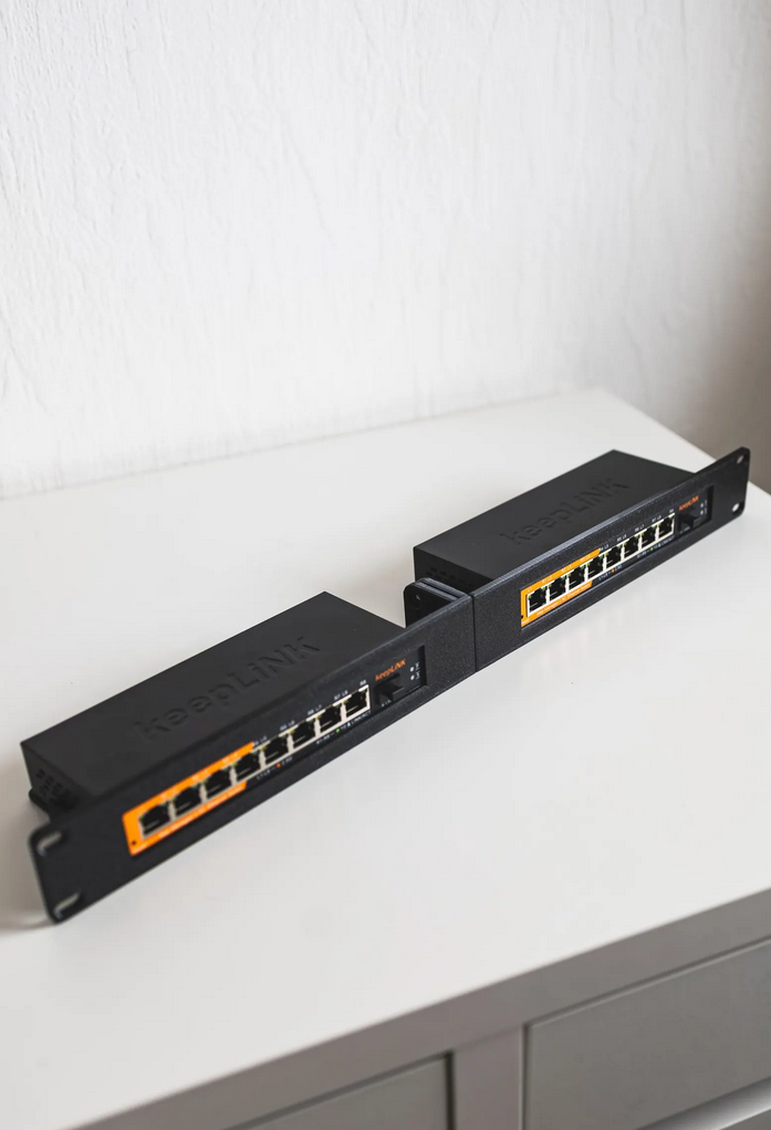 Rack Mount 1U für KeepLink 2.5G Switch (KP-9000-9XHML-X) – 10/19 Zoll