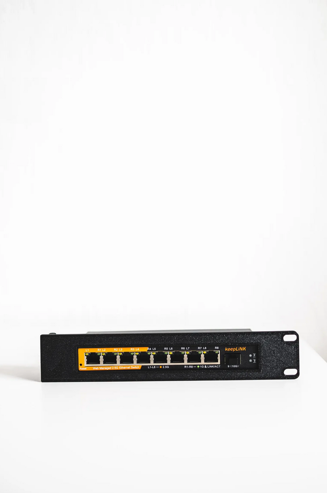 Rack Mount 1U für KeepLink 2.5G Switch (KP-9000-9XHML-X) – 10/19 Zoll
