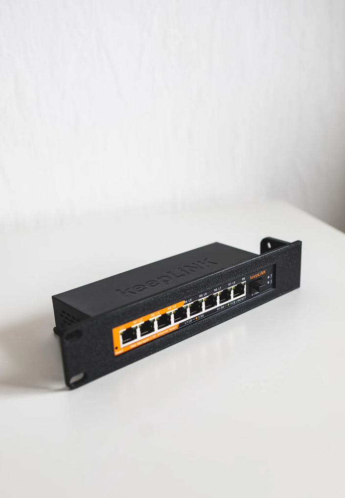 Rack Mount 1U für KeepLink 2.5G Switch (KP-9000-9XHML-X) – 10/19 Zoll