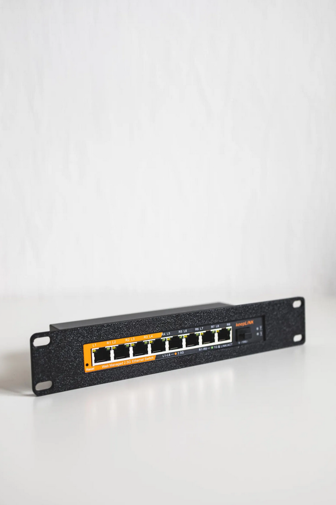 Rack Mount 1U für KeepLink 2.5G Switch (KP-9000-9XHML-X) – 10/19 Zoll
