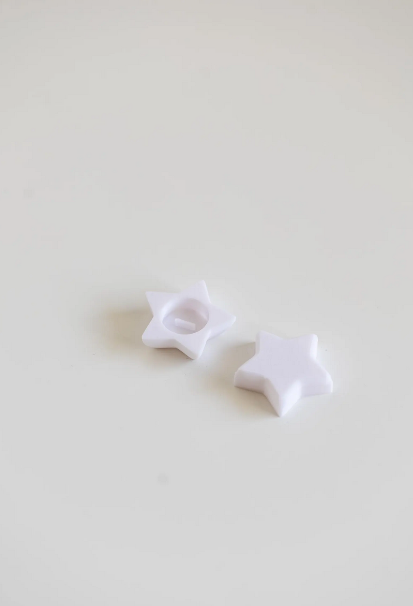 SKADIS Pegboard Schrauben-Abdeckkappen - Rund & Stern (4er-Set)