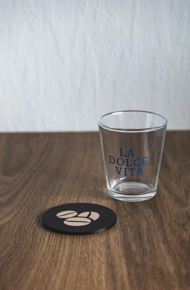 Kaffeebohnen Untersetzer Set aus 2 Stück – Perfekte Deko für Kaffee-Liebhaber