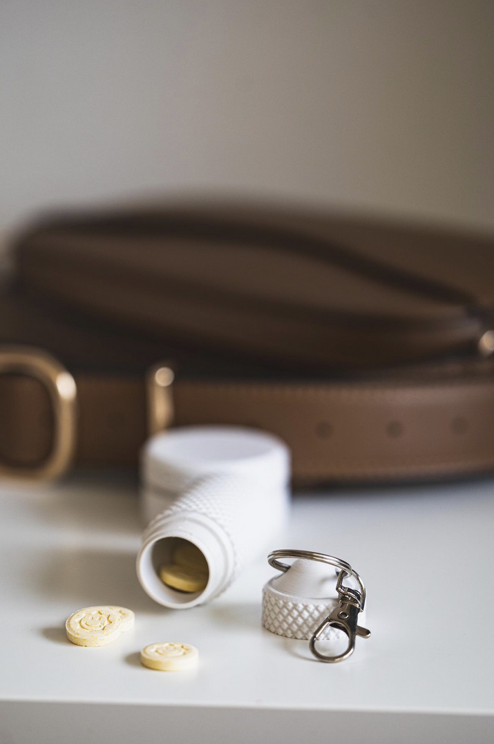 Pille Flasche Keychain, Pillendose - Taschenaufbewahrung