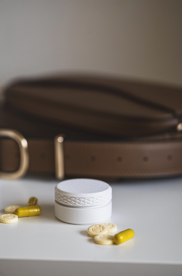 Pille Flasche Keychain, Pillendose - Taschenaufbewahrung